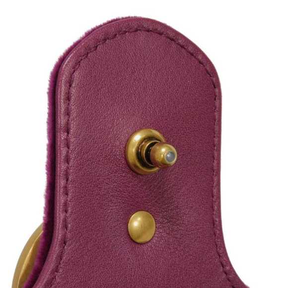 GUCCI Purple GG Marmont Shoulder Bag